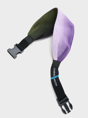 Recycled Polyester Knitted Gradient Reversible Headband, Multi, hi-res