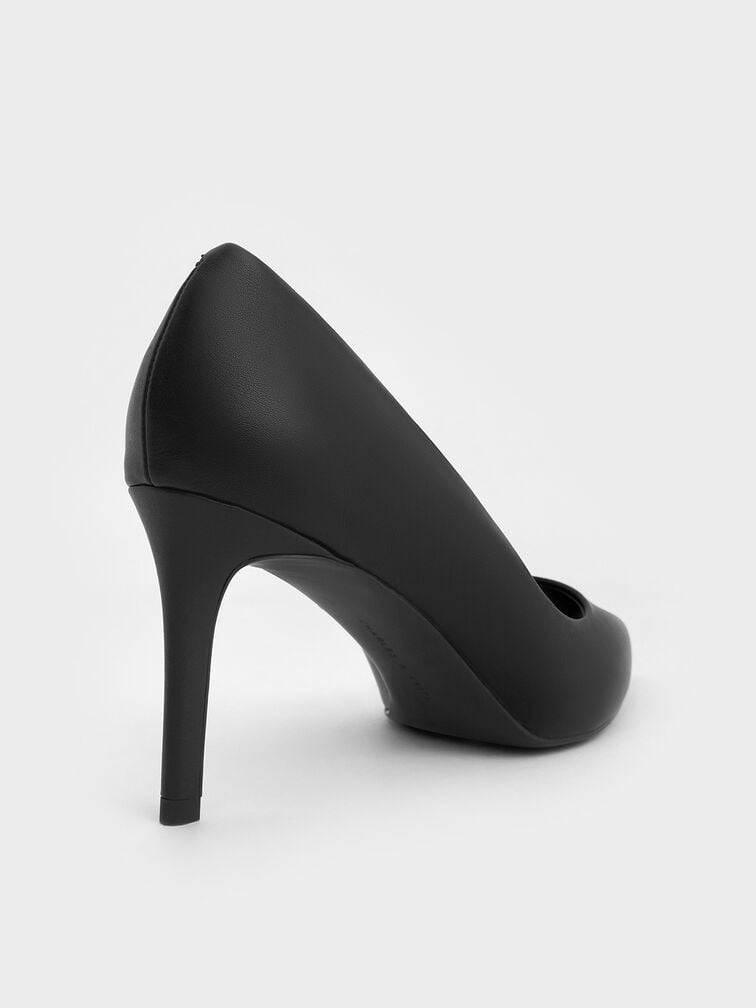 Emmy Pointed-Toe Stiletto Pumps, Black, hi-res