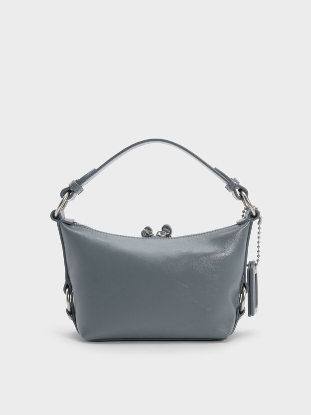 Tatiana Tassel Hobo Bag, Smoky Blue, hi-res