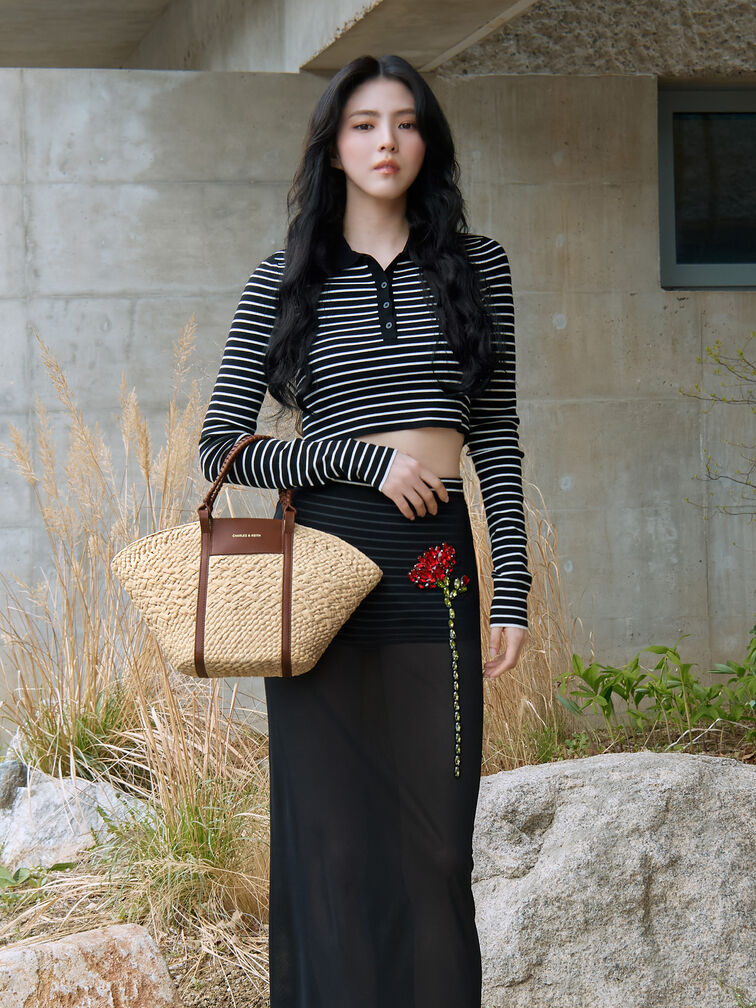 Shalia Raffia Basket Bag, Natural Raffia, hi-res