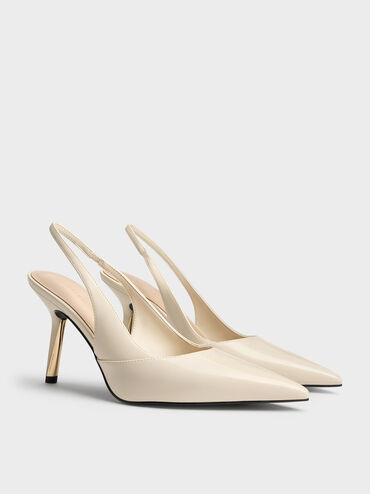 Taylen Slingback Pumps, Beige, hi-res