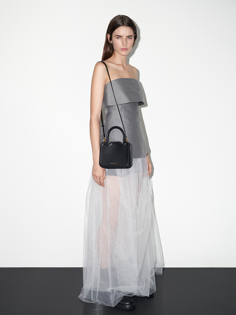 Perline Sculptural Tote Bag - CHARLES & KEITH