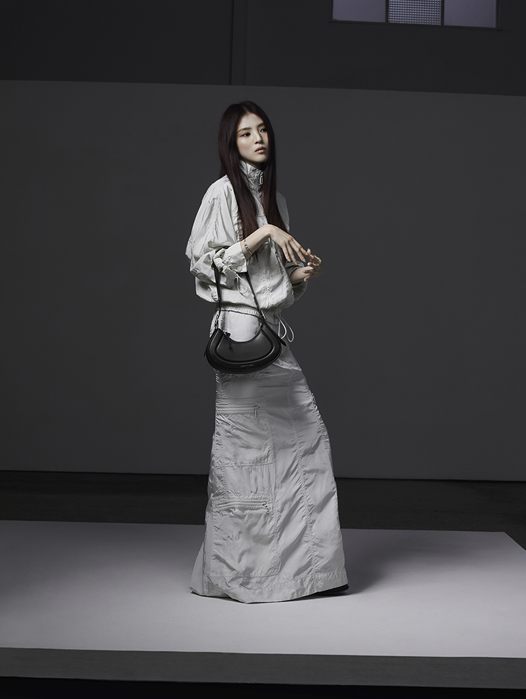Charles and keith tassel shoulder 2025 bag