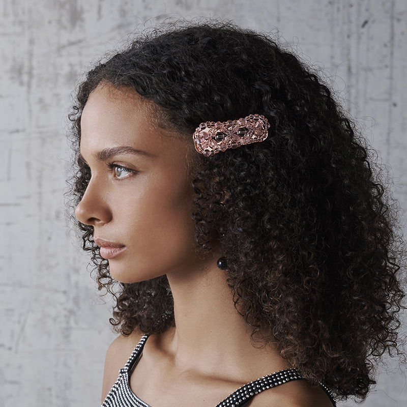 Women’s Beaded Hair Clip in rose gold - CHARLES & KEITH