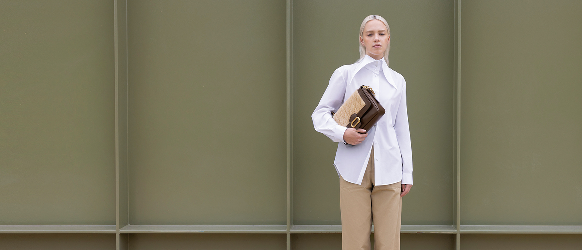 Women’s Daki quilted-fur shoulder bag in multi - CHARLES & KEITH