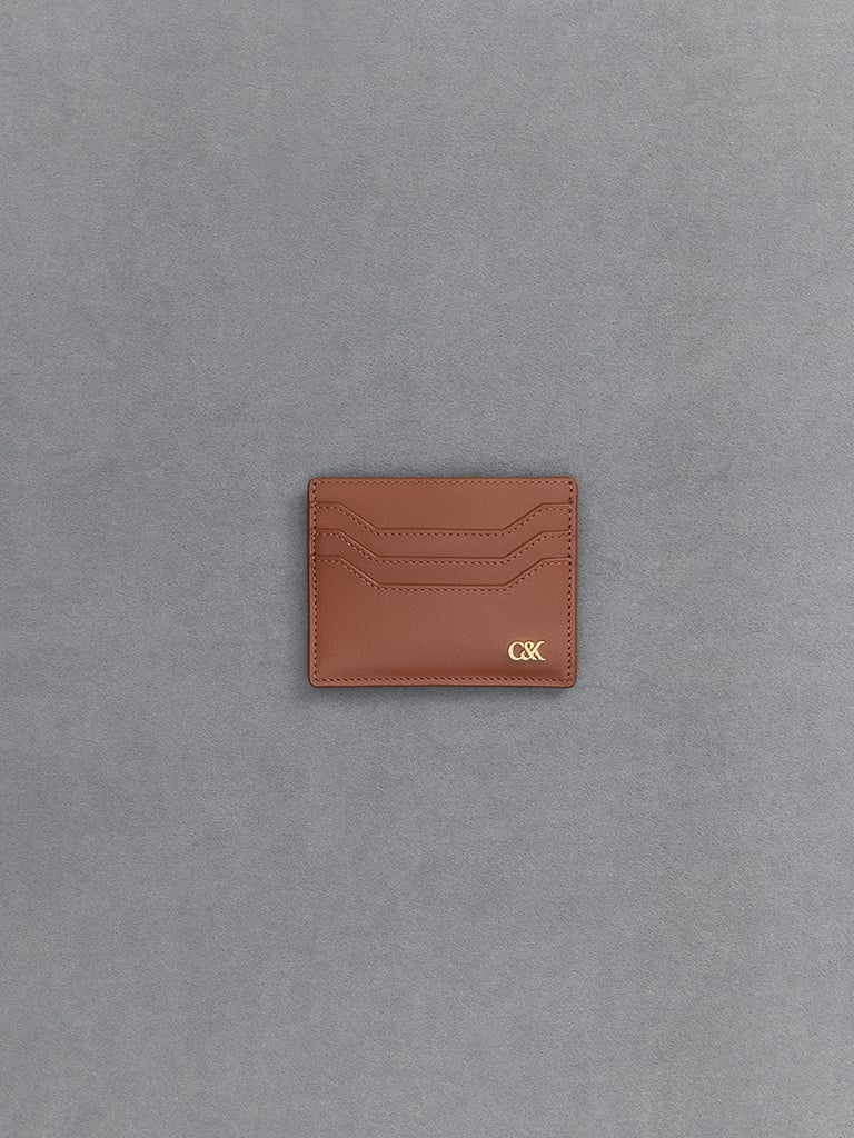 Leather Multi-Slot Card Holder - CHARLES & KEITH