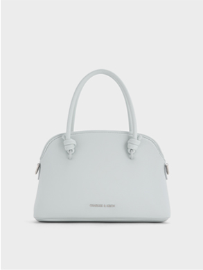 Women’s Sammie Knotted-Handle Bowling Bag in Sea Salt Blue – CHARLES & KEITH