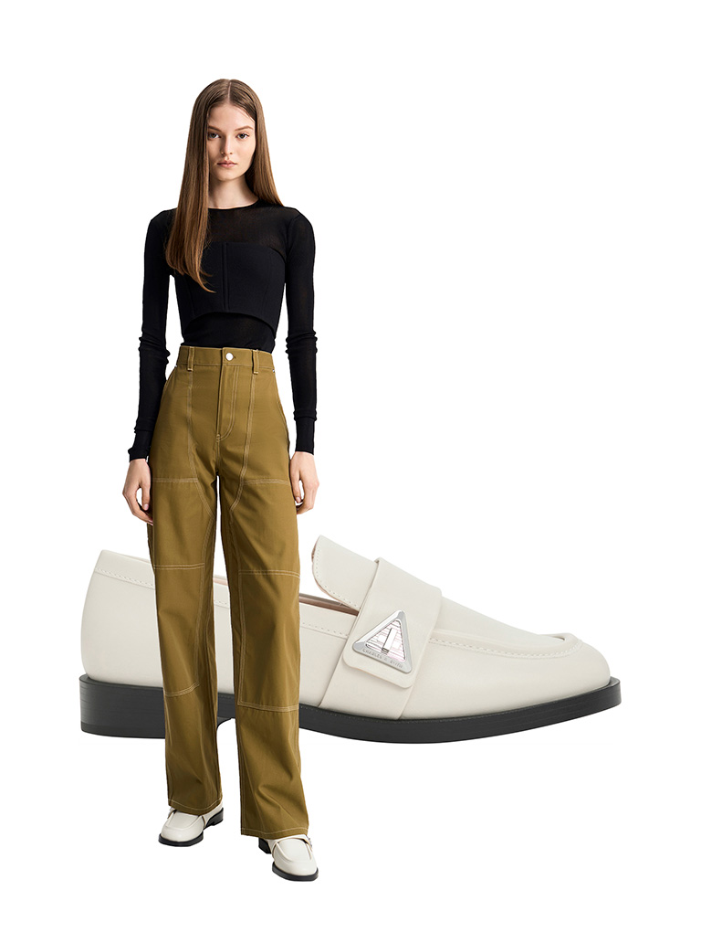 Women’s Trice metallic accent loafers - CHARLES & KEITH