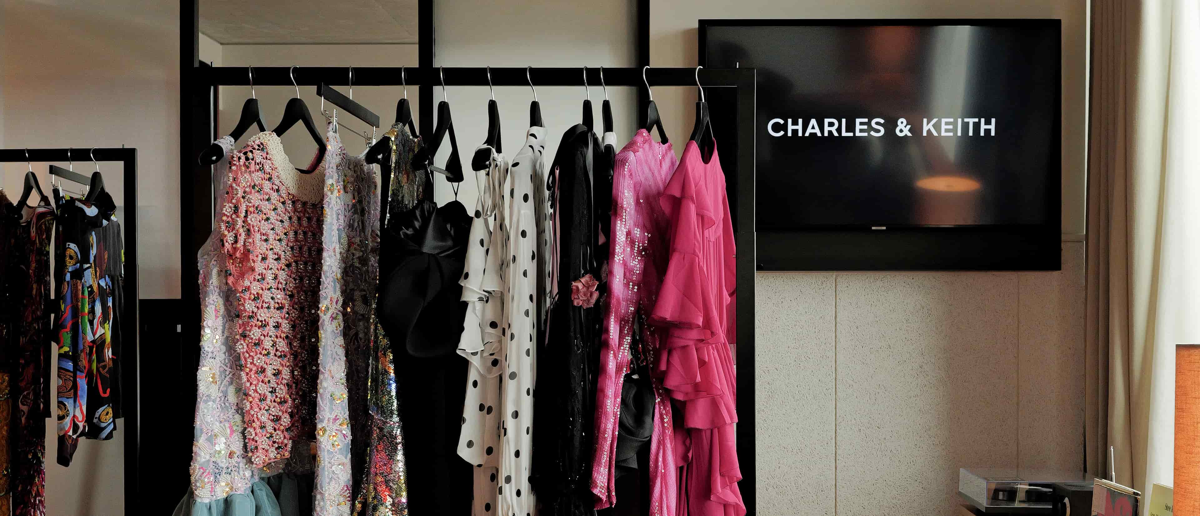Dressing room photos with clothing from Romance Was Born - CHARLES & KEITH