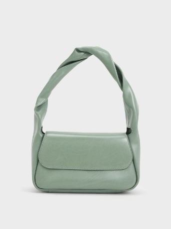 Willow Twist Top Handle Shoulder Bag