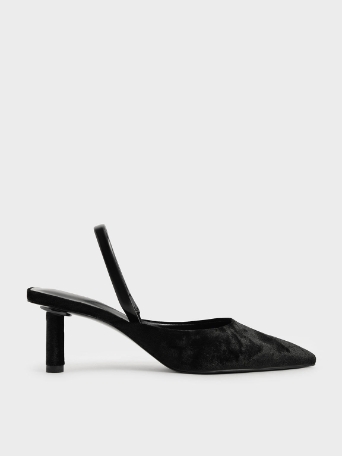 Amelia Velvet Slingback Pumps