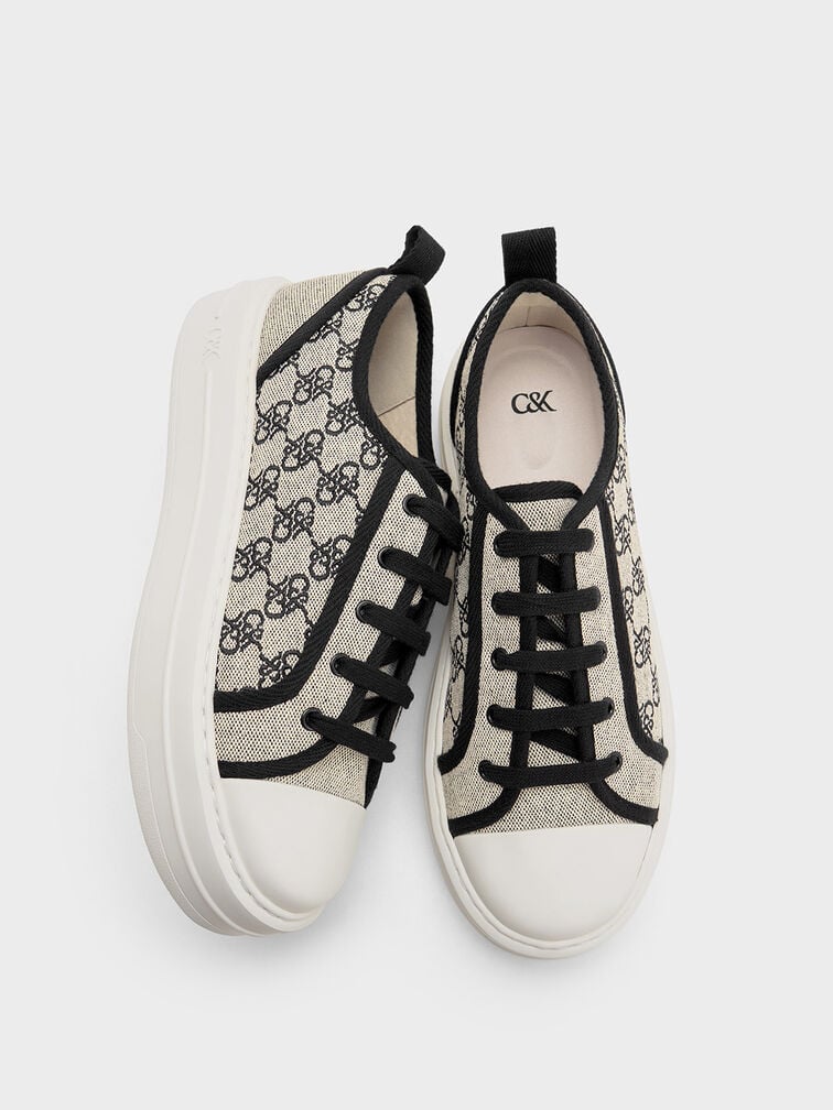 White canvas trainers are generally sturdier in construction.  