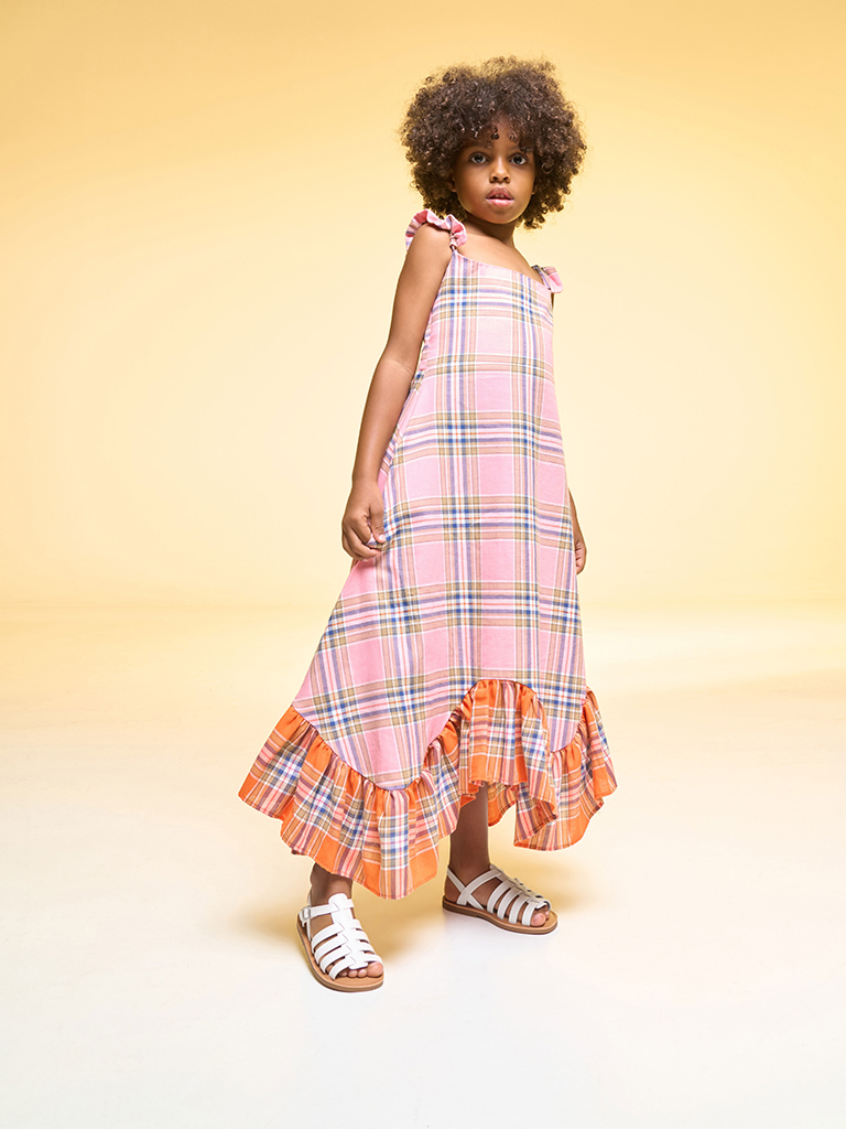 Girls’ caged sandals in white - CHARLES & KEITH