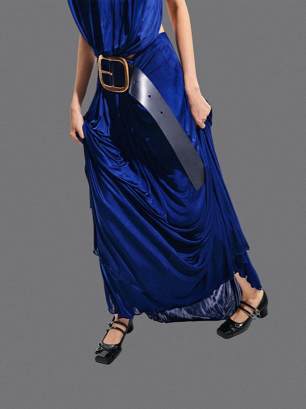 Women’s Double-Strap Mary Jane Pumps in black - CHARLES & KEITH