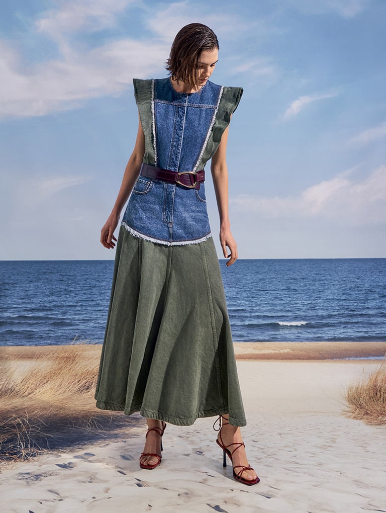 Women’s tie-around stiletto-heel strappy sandals – CHARLES & KEITH