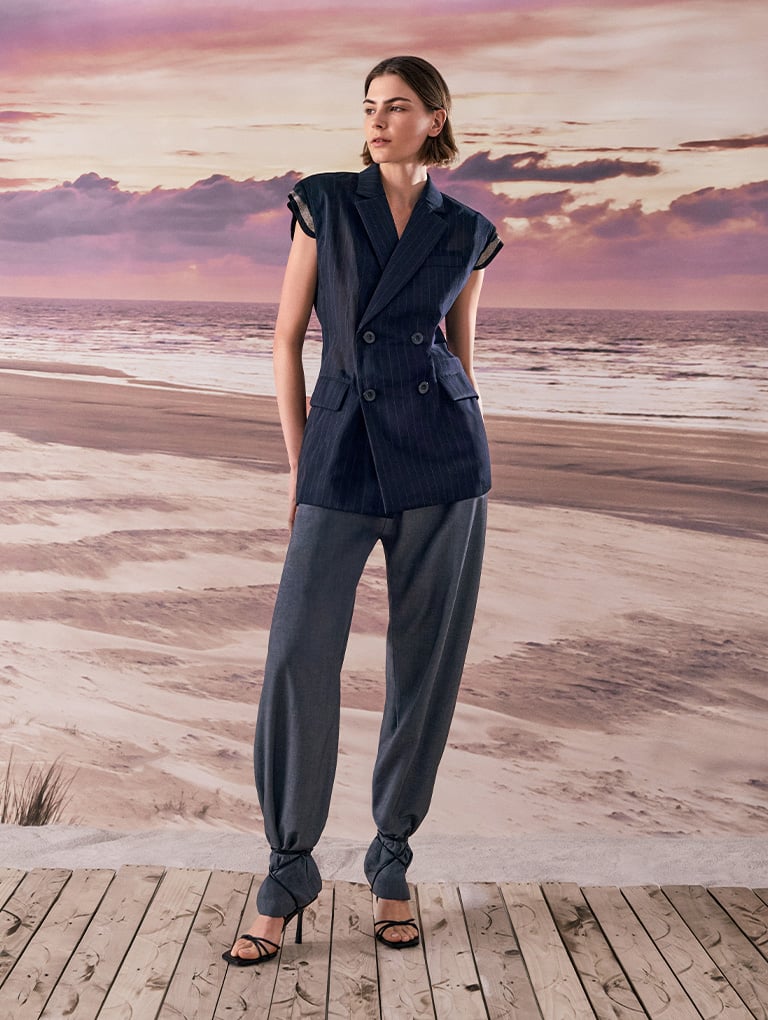 Women’s tie-around stiletto-heel strappy sandals – CHARLES & KEITH