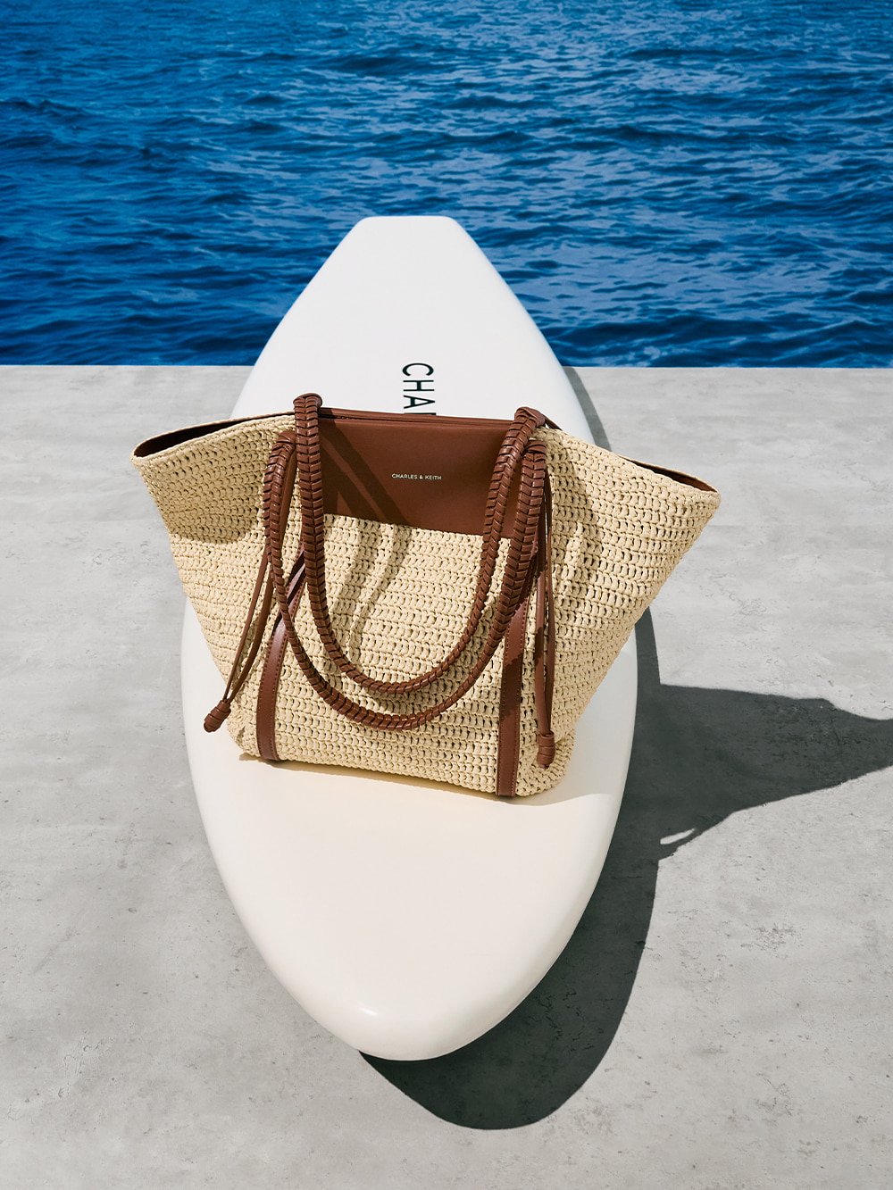 Natural Shalia Raffia Tote Bag