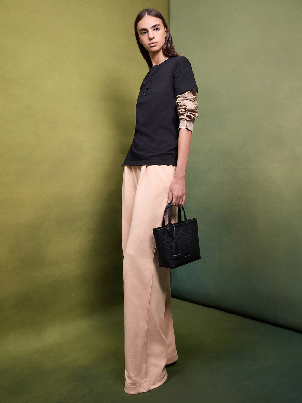 Women's Mini Beryl Tote Bag in noir - CHARLES & KEITH