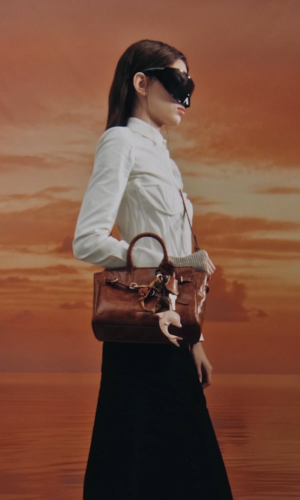 Brick Scottie Canvas Bowling Bag - CHARLES & KEITH