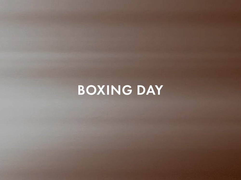 BOXING DAY
