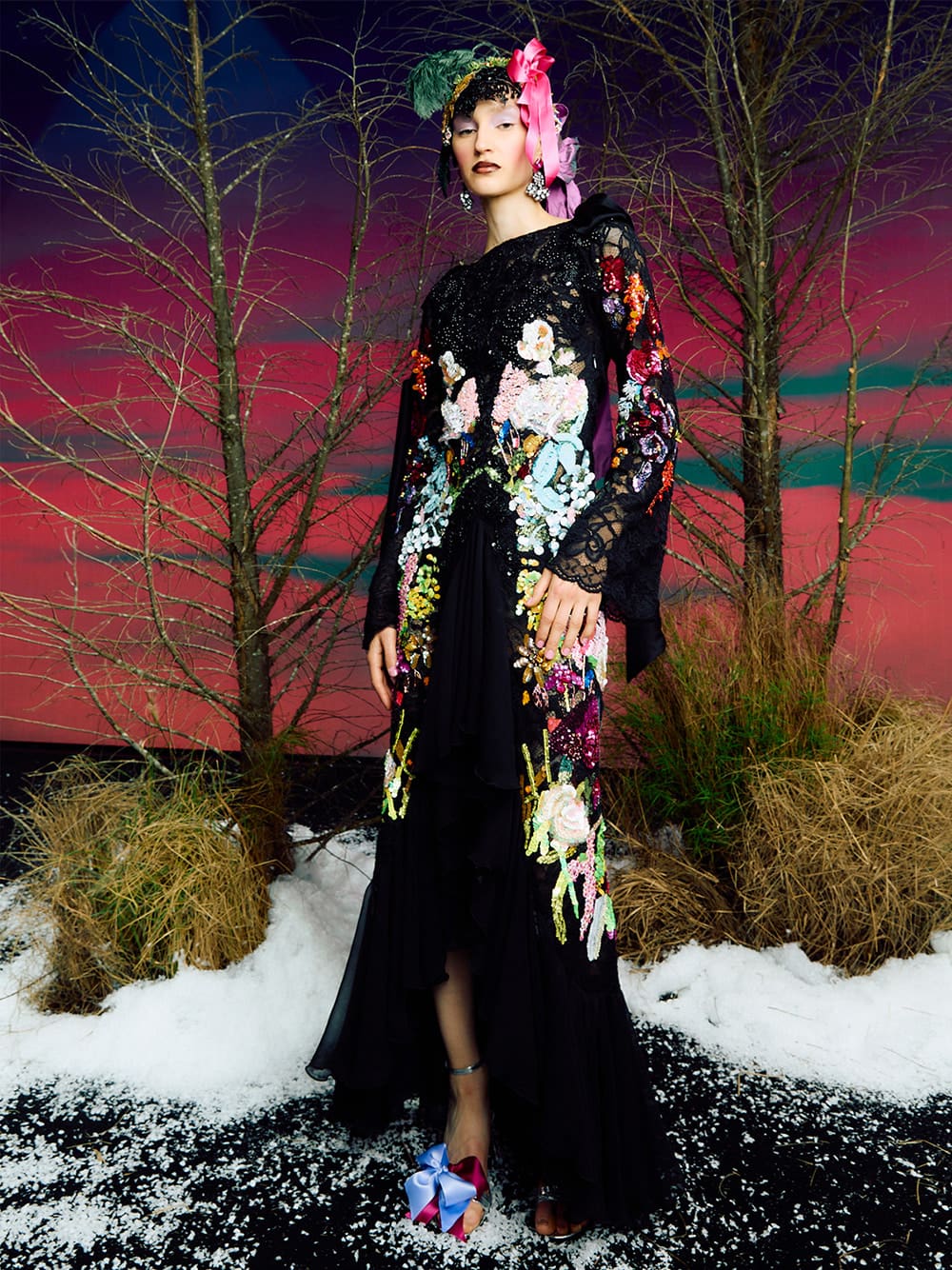 Women’s Jessy Metallic Leather Bow Ankle-Strap Stiletto-Heel Sandals in Silver — CHARLES & KEITH