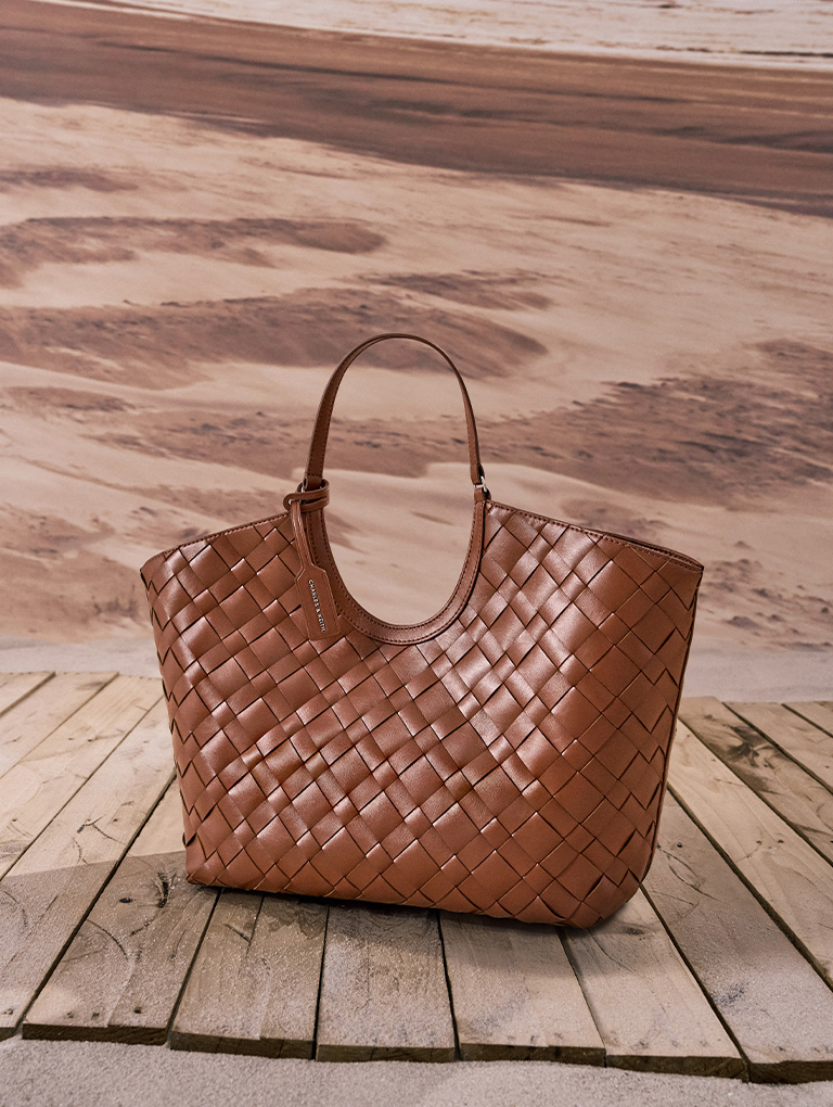 Women’s Ivette woven tote bag – CHARLES & KEITH