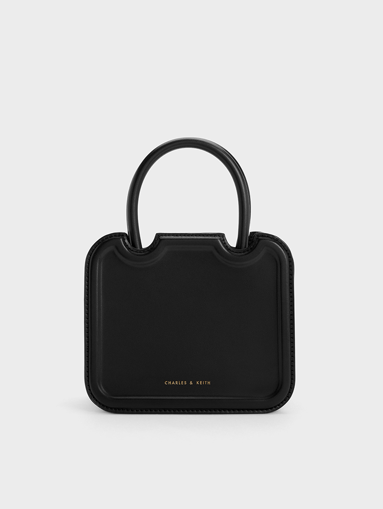 Women’s Perline Sculptural Tote Bag in black – CHARLES & KEITH