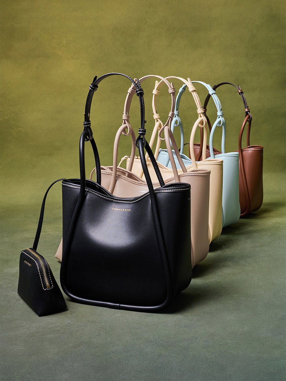 Noir Mini Lyla Tubular Tote Bag 