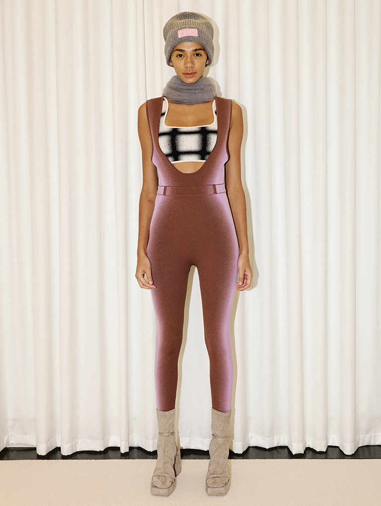 Women’s Lucile textured platform calf boots in beige – CHARLES & KEITH