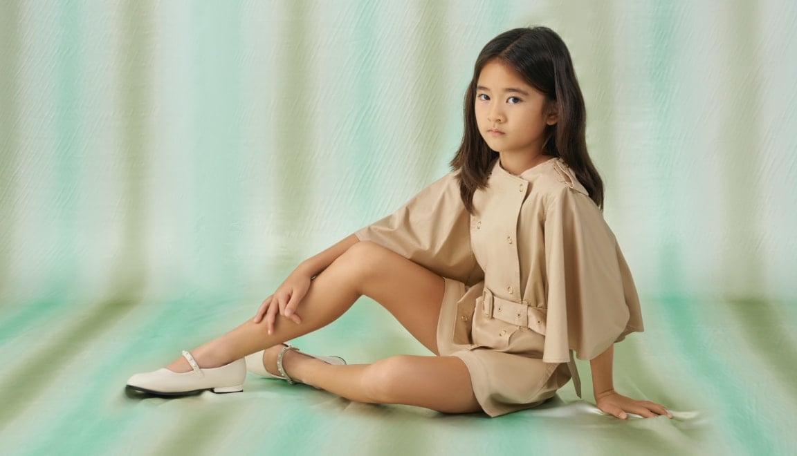 Girls' Patent Pearl-Embellished Mary Janes in cream – CHARLES & KEITH