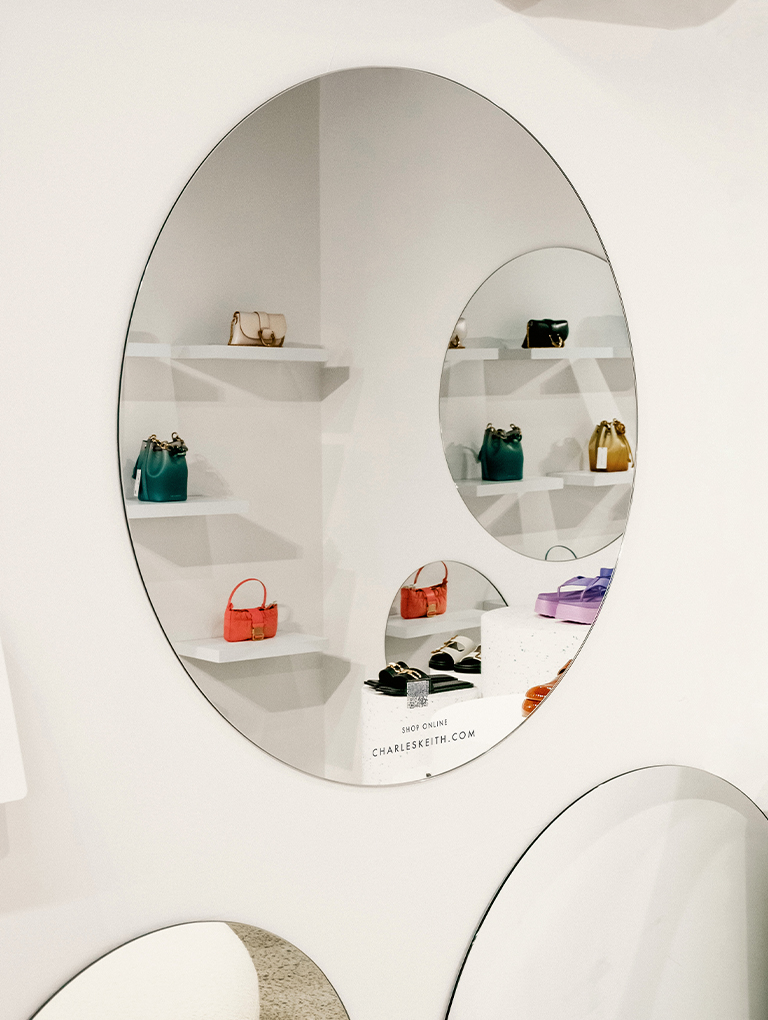 Interiors of CHARLES & KEITH’s pop-up store at Showfields, New York City  - CHARLES & KEITH