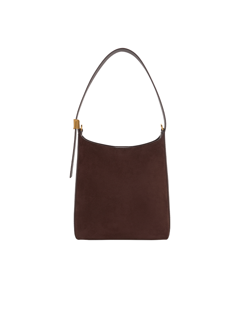 Edna Recycled Suede Hobo Bag - CHARLES & KEITH