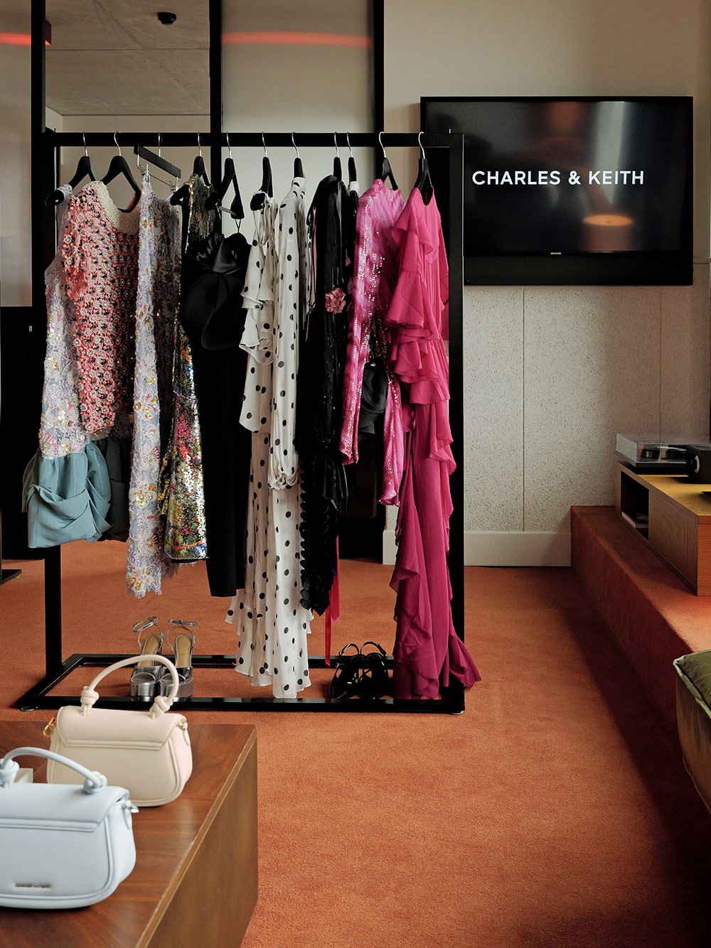 Dressing room photos with clothing from Romance Was Born - CHARLES & KEITH