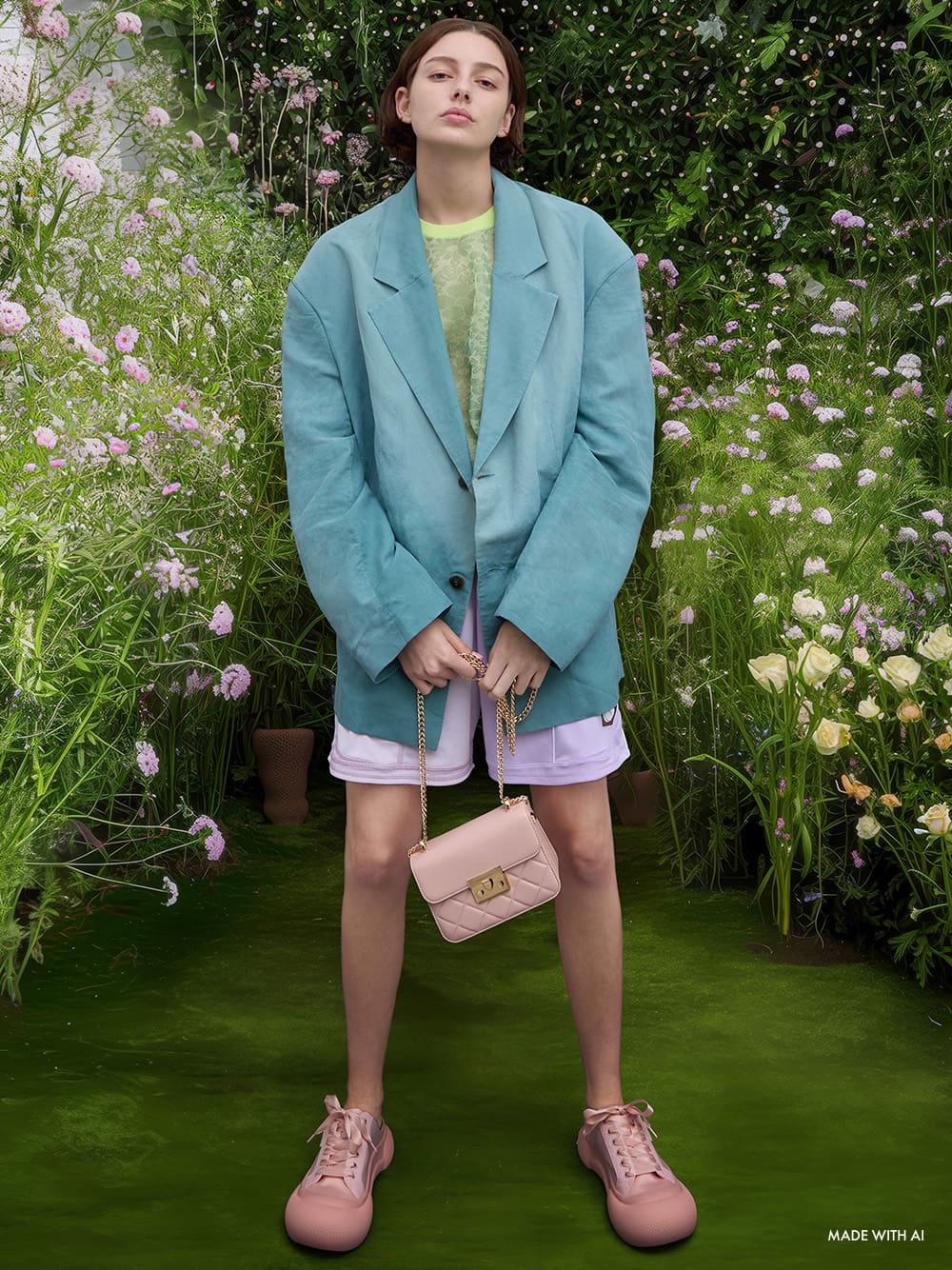 Women’s Alva quilted chain-handle bag in light pink - CHARLES & KEITH