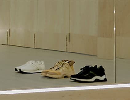 Women’s chunky high-top sneakers in white – CHARLES & KEITH