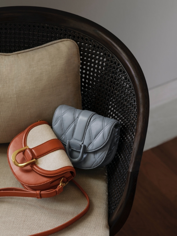 Charles and keith saddle bag top