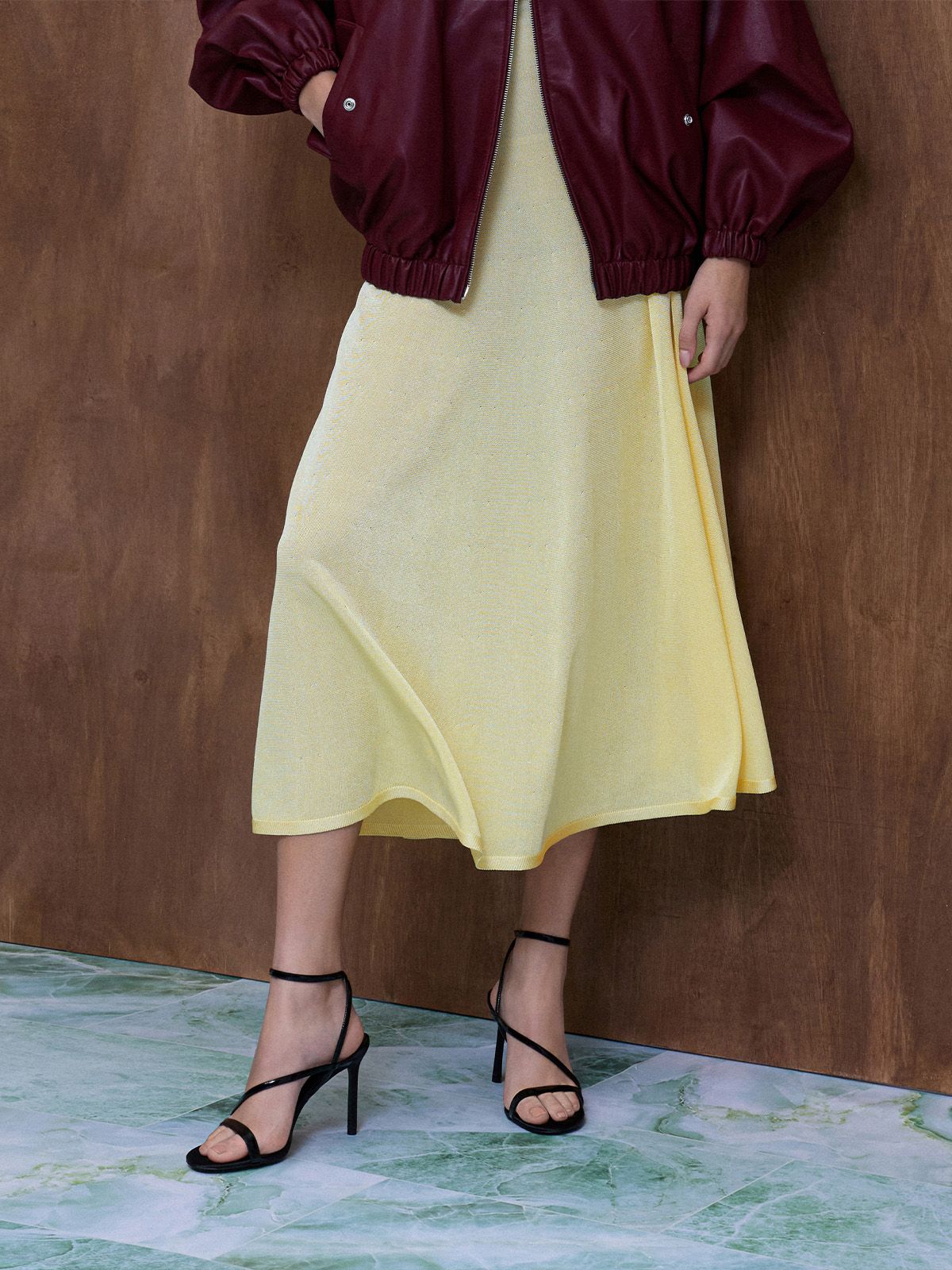 Espresso Brown Roan Canvas Top Handle Bag - CHARLES & KEITH