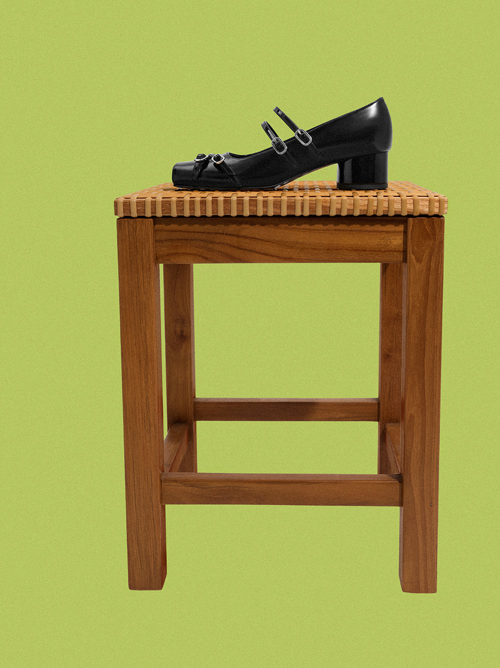 Women’s Double-Strap Mary Jane Pumps in black - CHARLES & KEITH