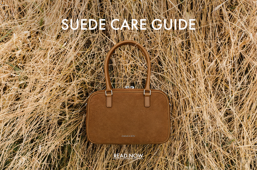 Brown Sianna Recycled Suede Bowling Bag - CHARLES & KEITH