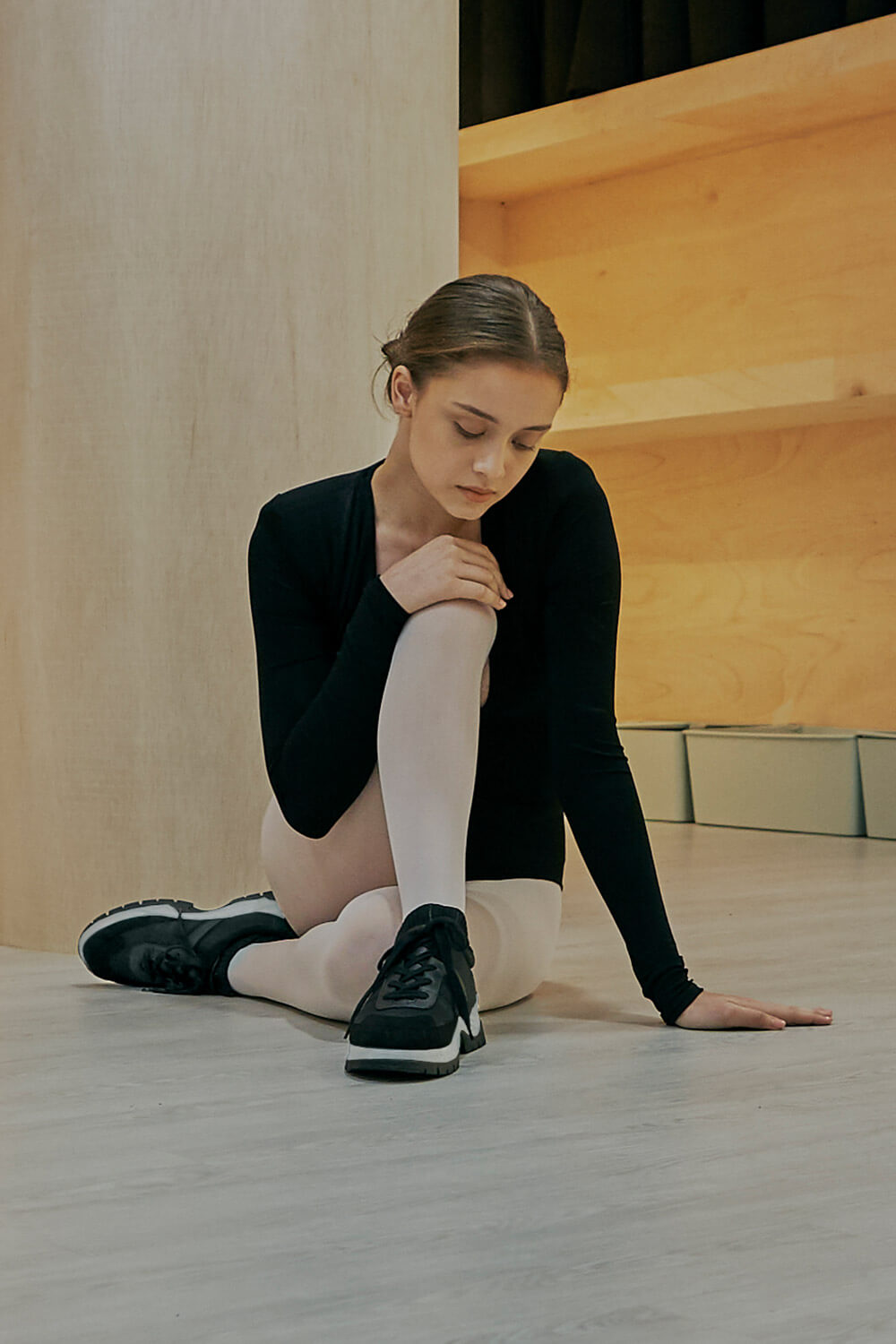 Women's chunky high top trainers in white - CHARLES & KEITH 