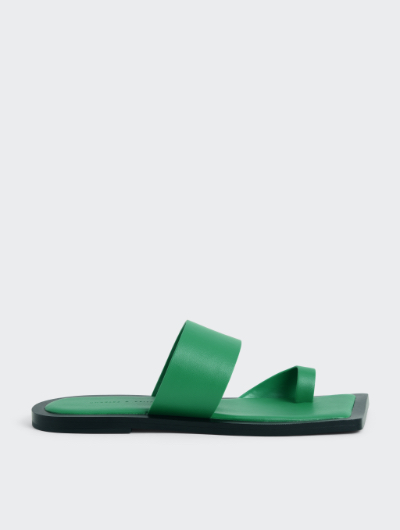 Toe Loop Slide Sandals 