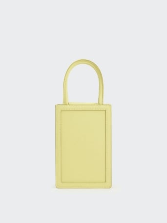 Solange Double Handle Elongated Tote Bag