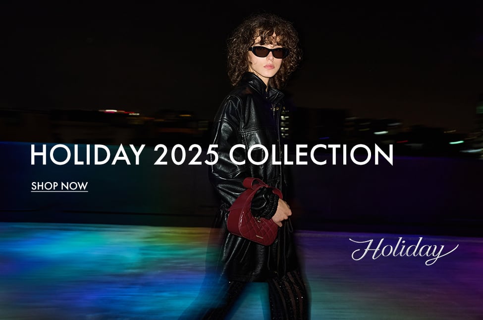 Burgundy Janie Quilted Bow-Handle Crescent Bag