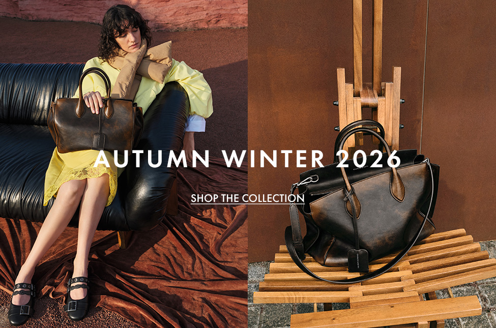 Brown Large Ginevra Tote Bag & Black Aether Grommet Studded Mary Jane Flats – CHARLES & KEITH