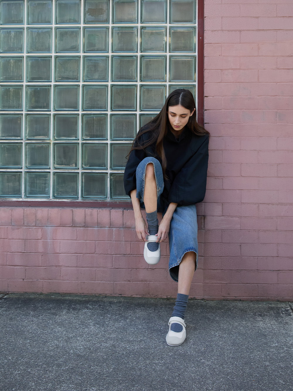 Women's Mesh Contrast-Panel Mary Jane sneakers in white - CHARLES & KEITH