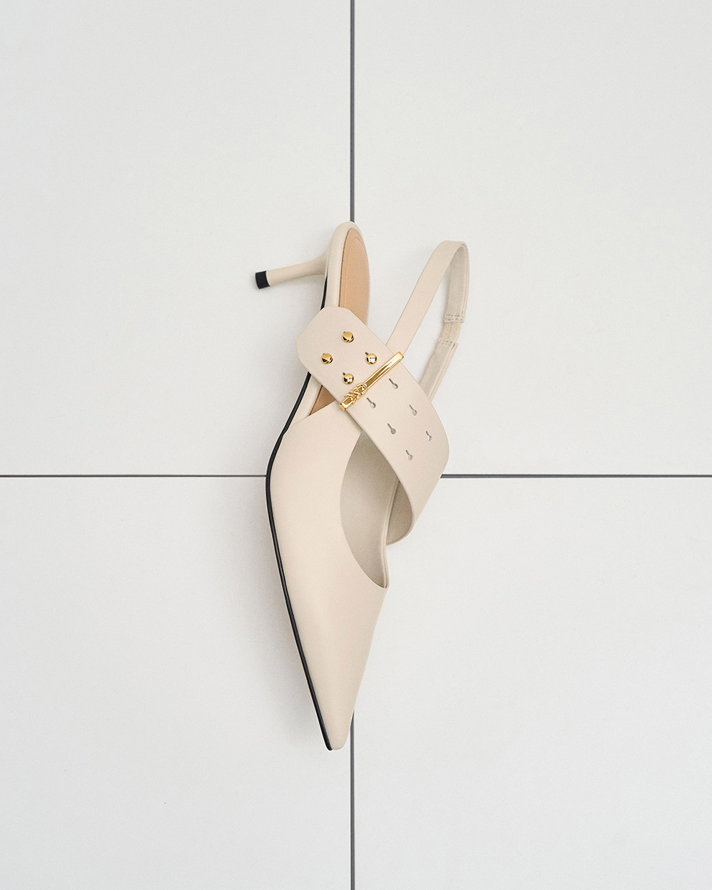 Charles and keith studded pointed slingbacks on sale