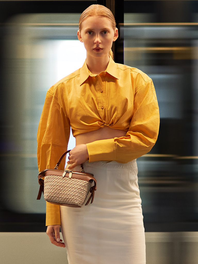 Styling The Woven Bag Trend Raffia Bags CHARLES KEITH UK