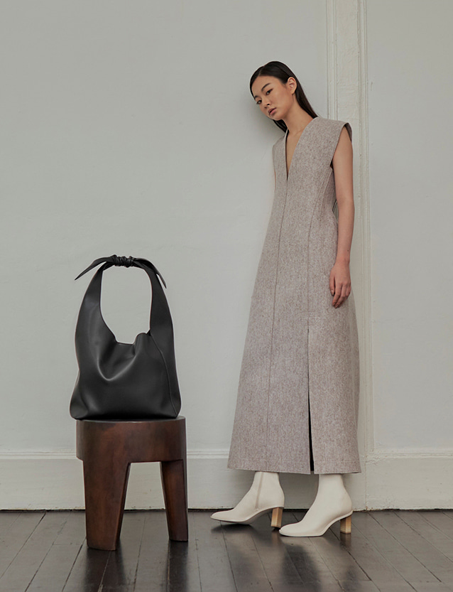 Women’s side-zip ankle boots and knotted handle hobo bag (wide shot) – CHARLES & KEITH