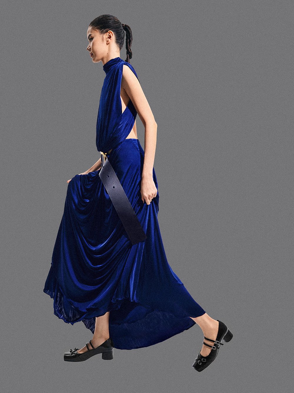 Women’s Double-Strap Mary Jane Pumps in black - CHARLES & KEITH