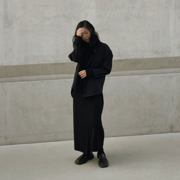 Women’s Perline chunky loafers in black, as seen on Amee Kim - CHARLES & KEITH
